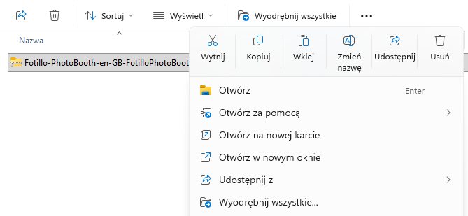 Rozpakowanie ZIP