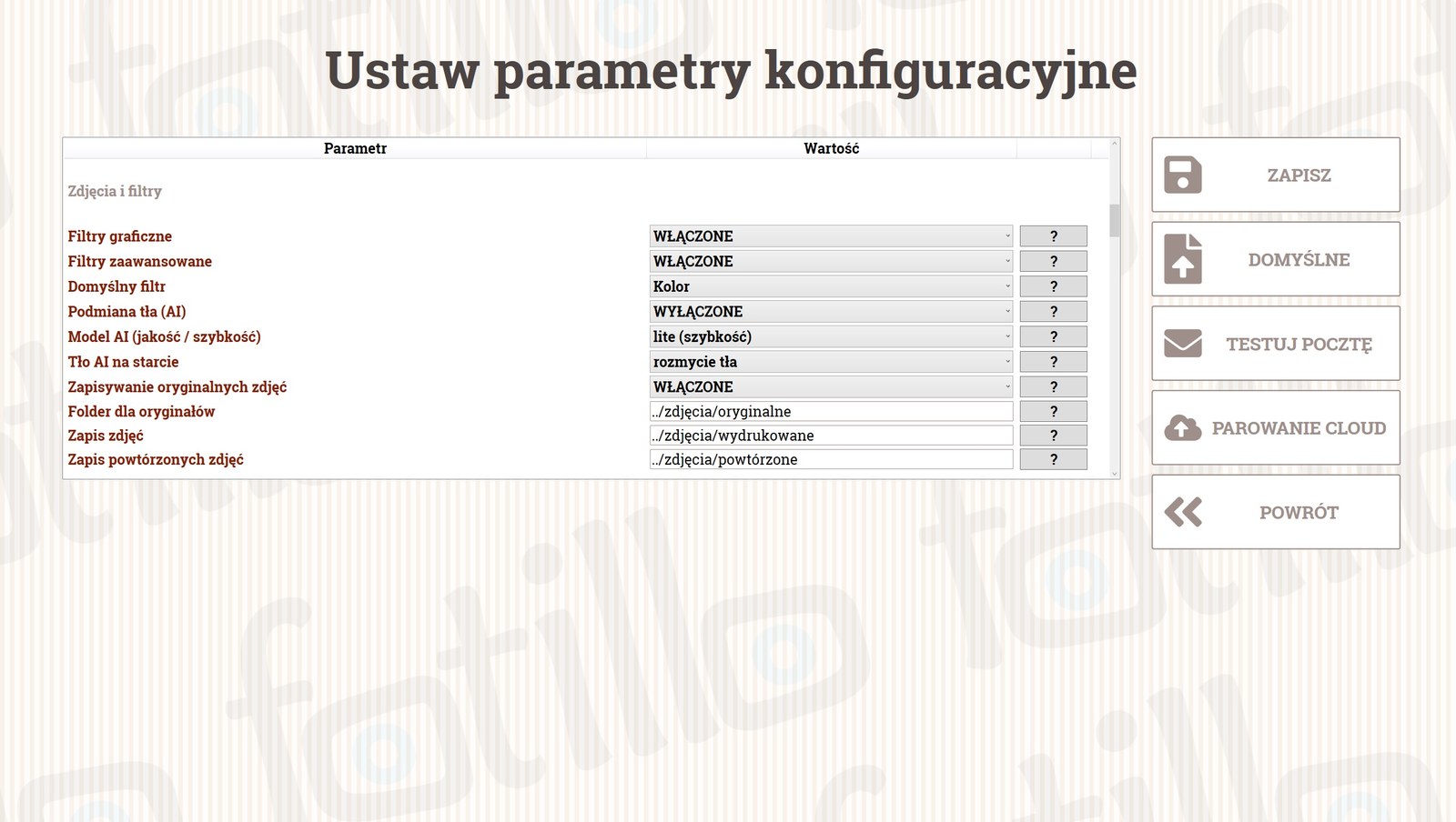 Sekcja Zdjecia i filtry w F4